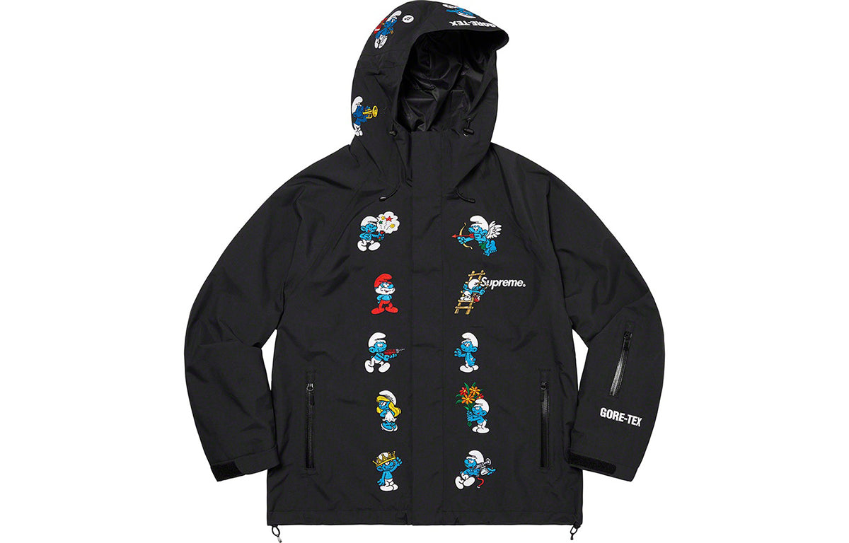 Supreme x Smurfs GORE-TEX Shell Jacket 'Black Blue White' SUP-FW20-015