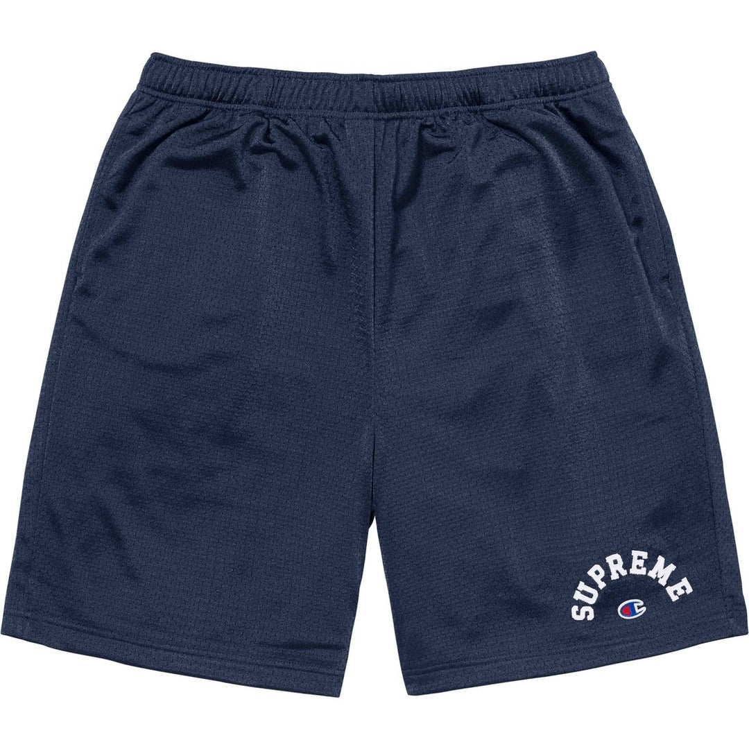 Supreme x Champion Mesh Shorts 'Navy White' SUP-SS24-281