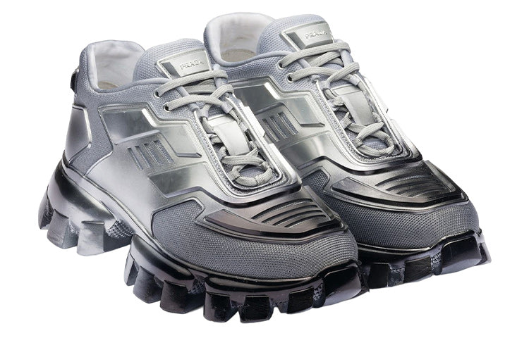 WMNS) PRADA Cloudbust Thunder Sneakers 'Silver Grey Ombre
