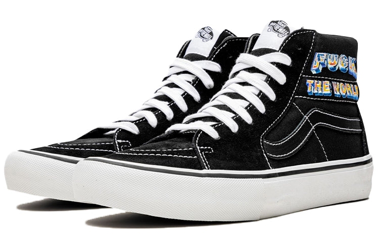 Vans Supreme x SK8-HI 'Fuck The World - Black' VN0A45JDSY1