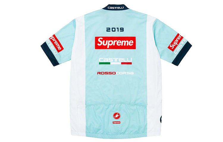 Supreme SS19 x Castelli Cycling Jersey Crossover Bike Short Sleeve