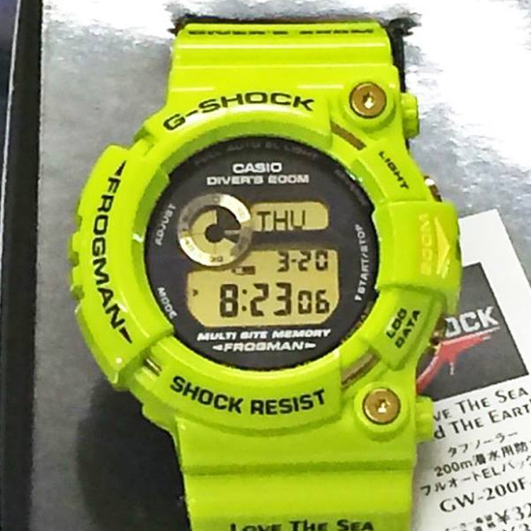CASIO G-Shock Frogman 'Green' GW-200F-3JR