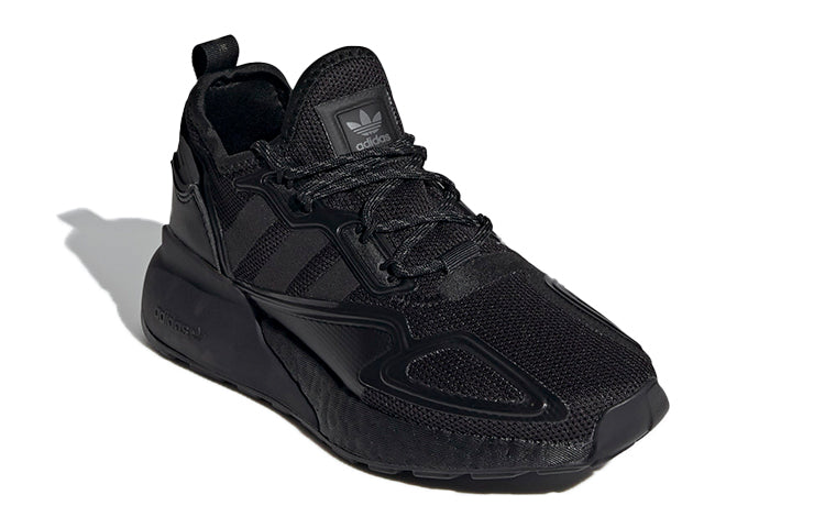 GS) adidas ZX 2K Boost J 'Triple Black' FX7476