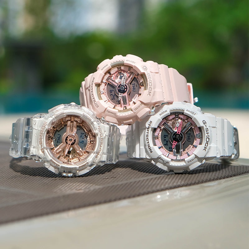 CASIO G-Shock Analog-Digital 'White' GMA-S110MP-7APR