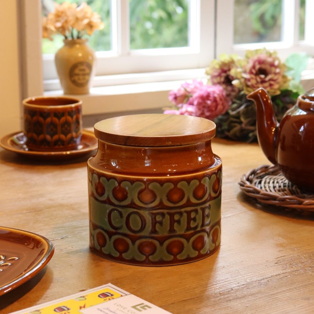 可愛いレトロスタイル♪ COFFEEキャニスター【HORNSEA/BRONTE】 VC104