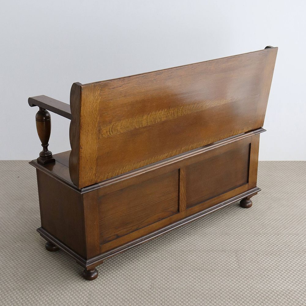 多機能な収納ベンチ♪ モンクスベンチ VC108-170 – アンティーク家具と