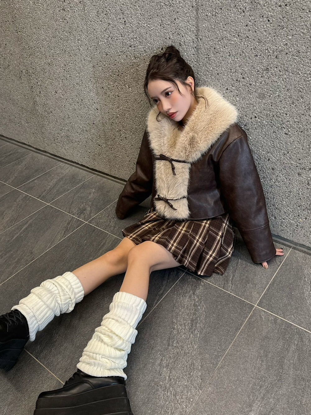 リボンベルトヴィンテージレザージャケット – Darich (ダーリッチ)