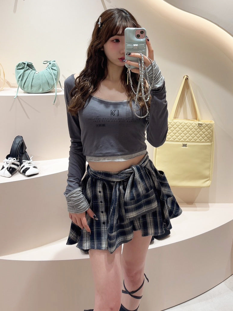 レイヤードチェックショートパンツ – Darich (ダーリッチ)