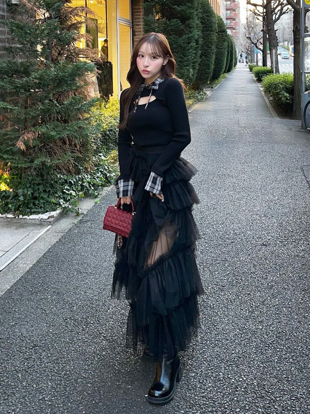 チェックカフスリブニットトップス – Darich (ダーリッチ)