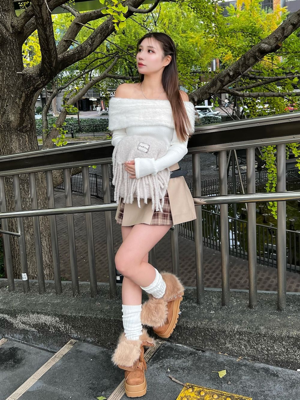 チェックドッキングミニスカート – Darich (ダーリッチ)