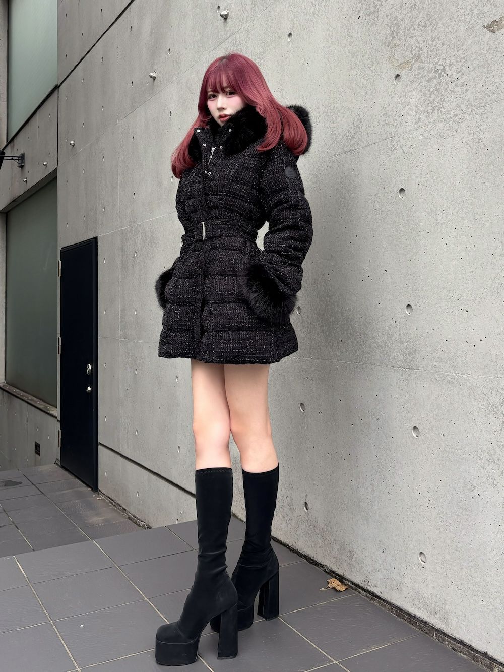 レディミディツイードダウンコート – Darich (ダーリッチ)