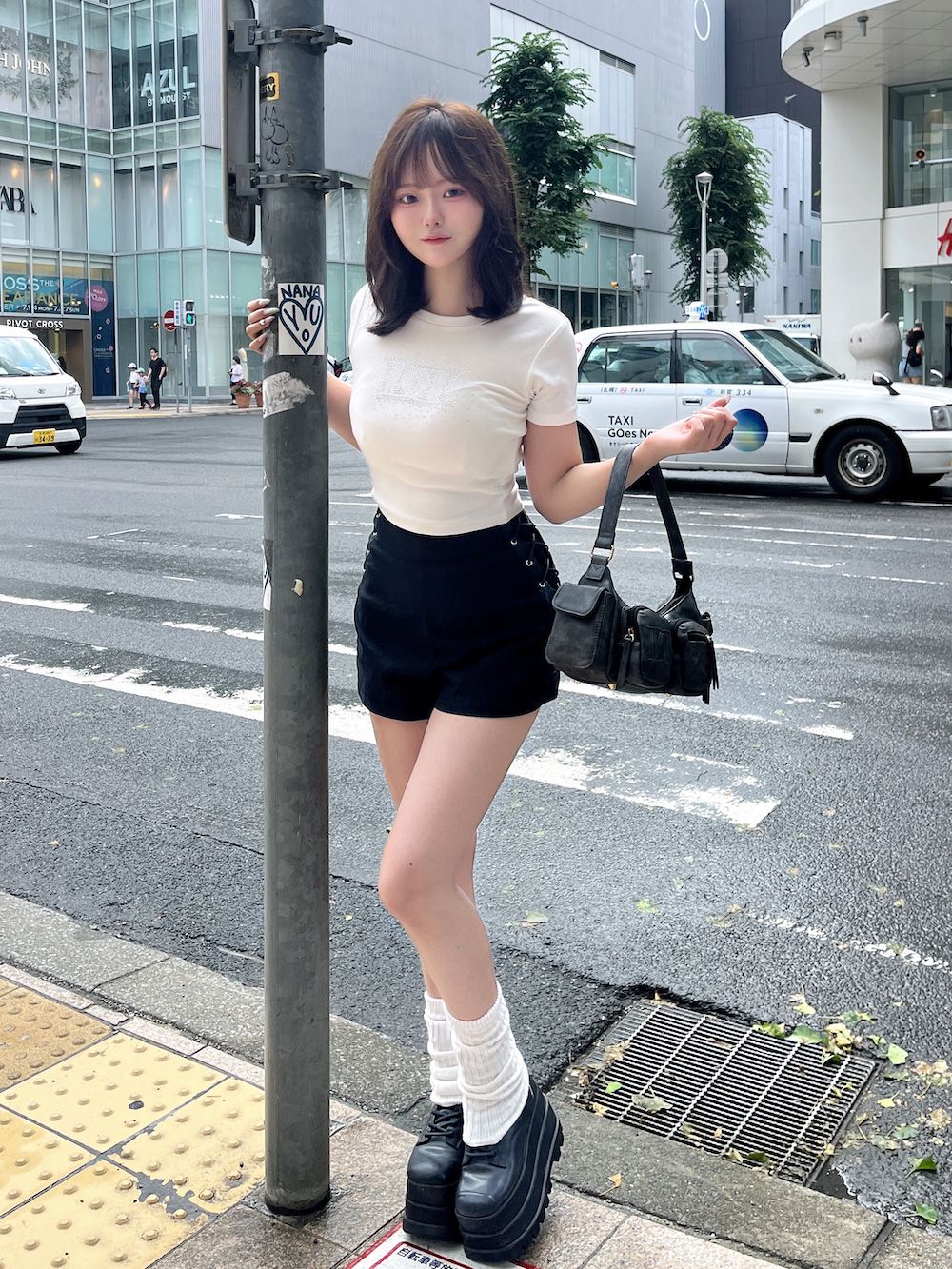 ハイウエストレースアップショートパンツ – Darich (ダーリッチ)