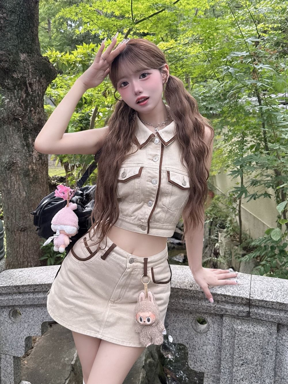 スウェードパイピングデニムトップス – Darich (ダーリッチ)