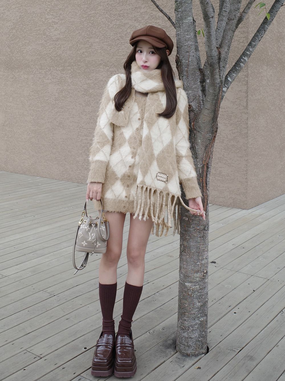 アーガイルニットアンサンブル – Darich (ダーリッチ)