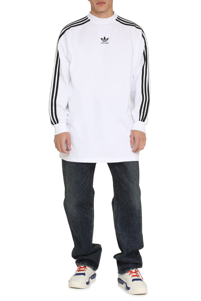 Balenciaga - Balenciaga x Adidas - Long sleeve cotton t-shirt