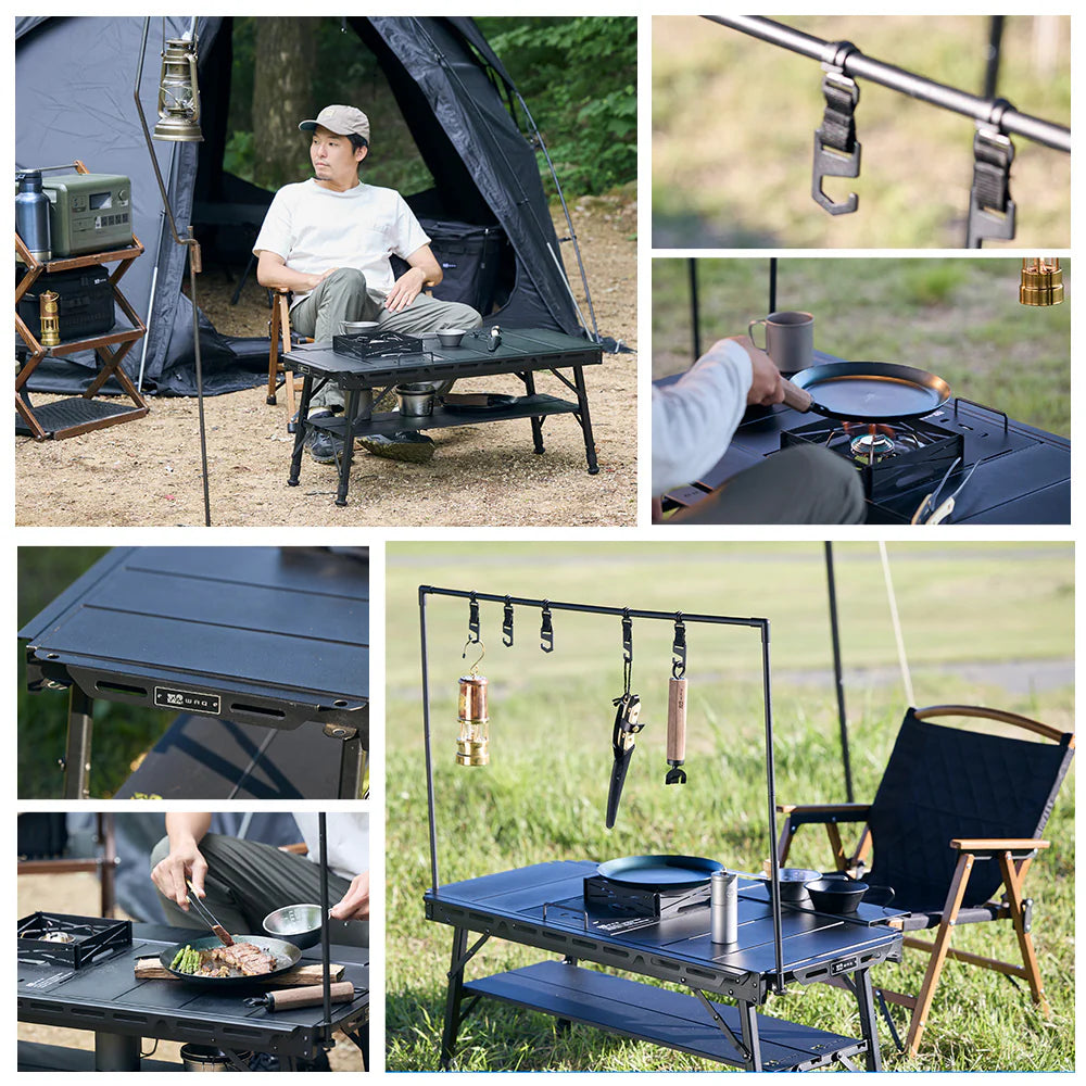 WAQ ( ワック ） MULTI IRON TABLE パネル式アイアンテーブル