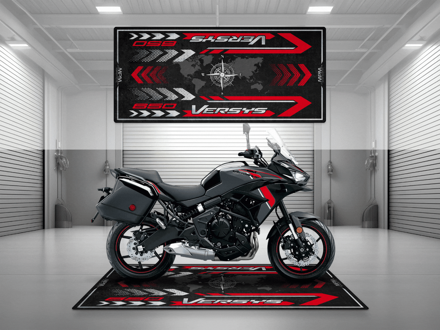 Kawasaki Ninja ZX-10R KRT Edition İçin Tasarlanmış Motosiklet Matı