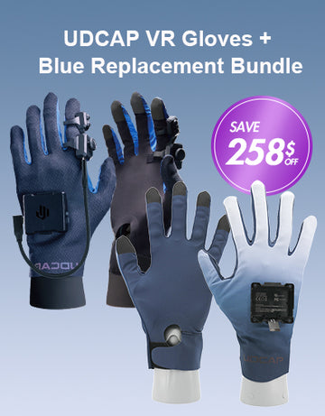 UDCAP VRグローブ：SteamVRとVRChat用ハプティックコントローラー