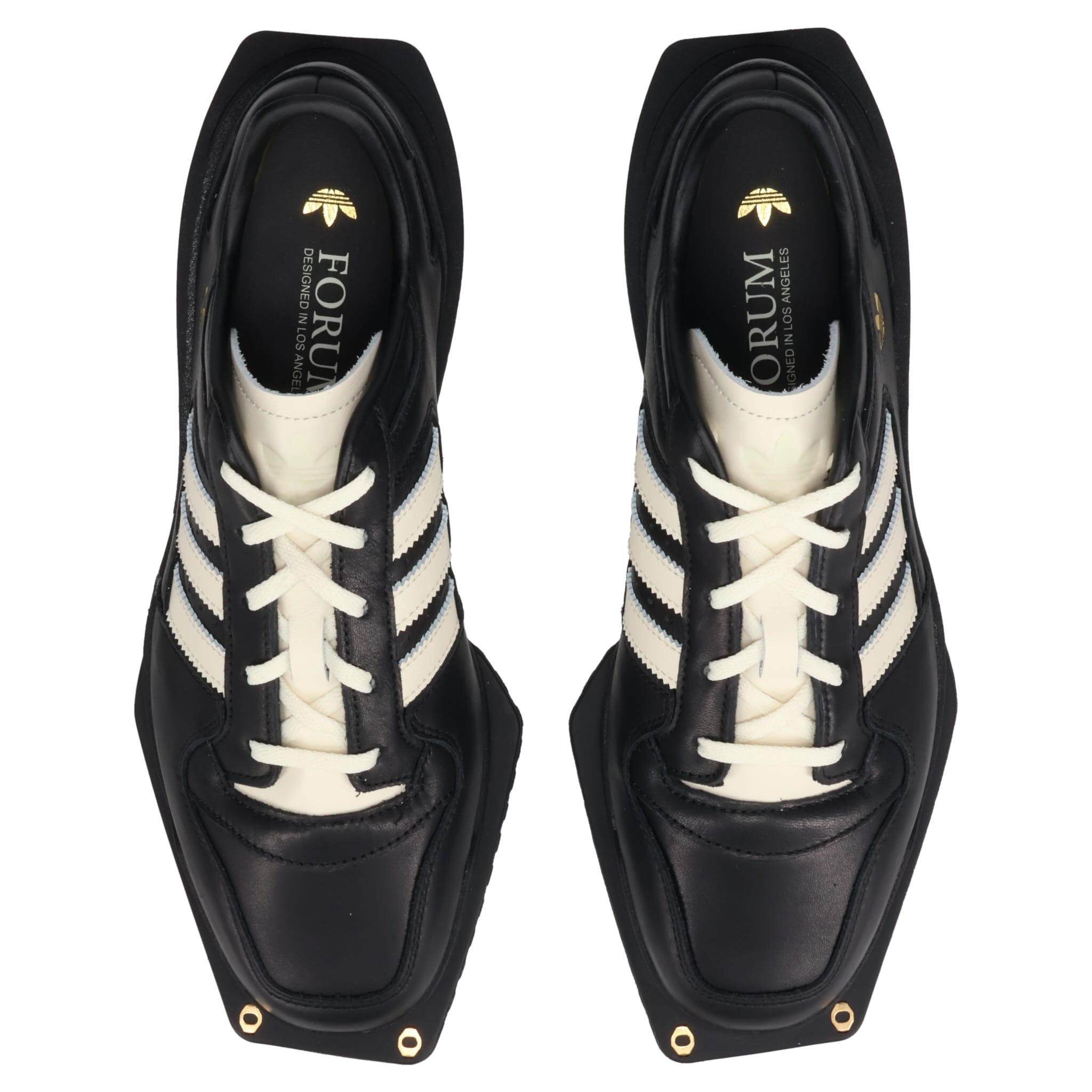 FORUM SQ W / CBLACK/CREWHT/GOLDMT | GR8