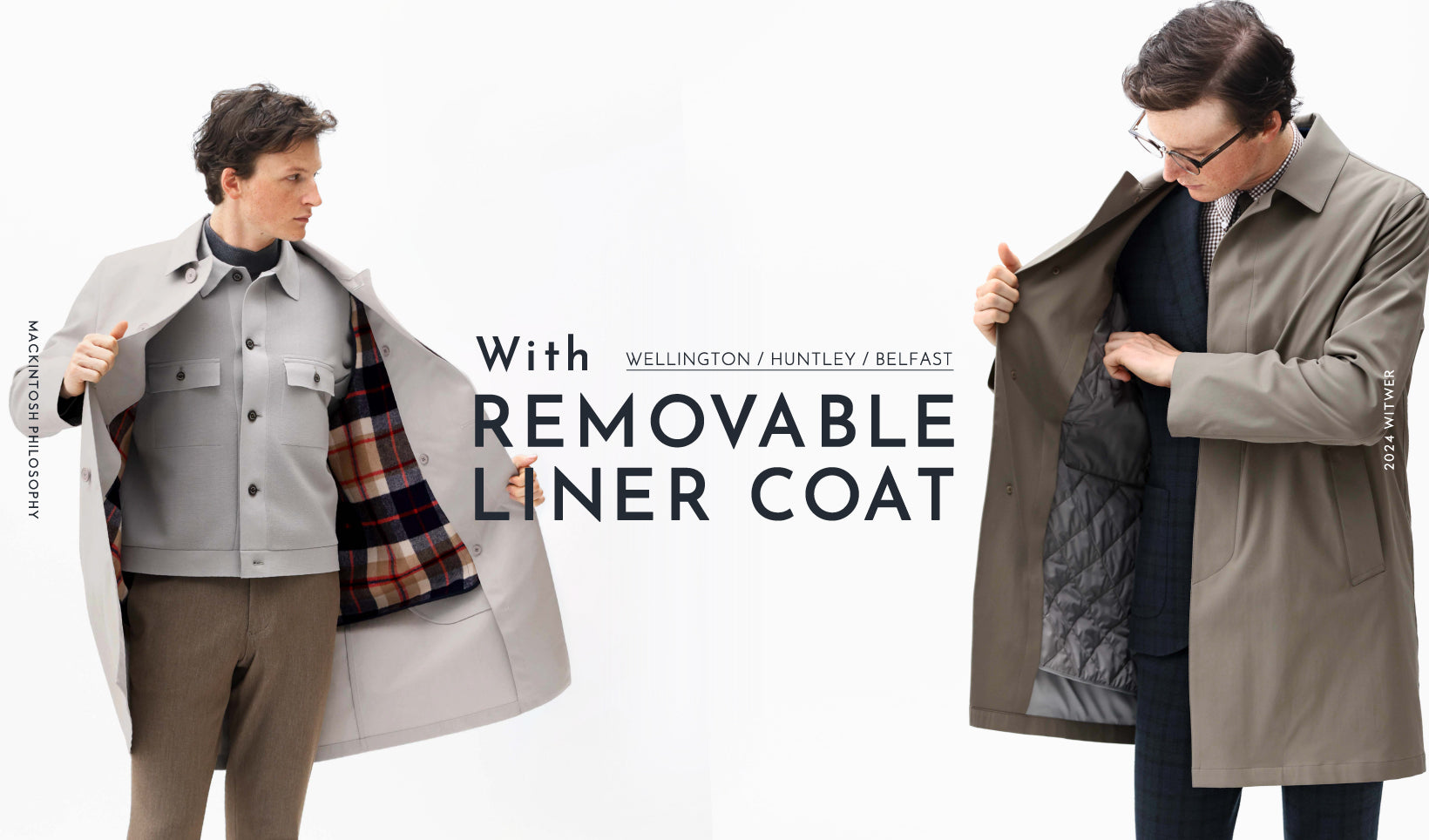 MACKINTOSH PHILOSOPHY | MEN | with REMOVABLE LINER COAT
