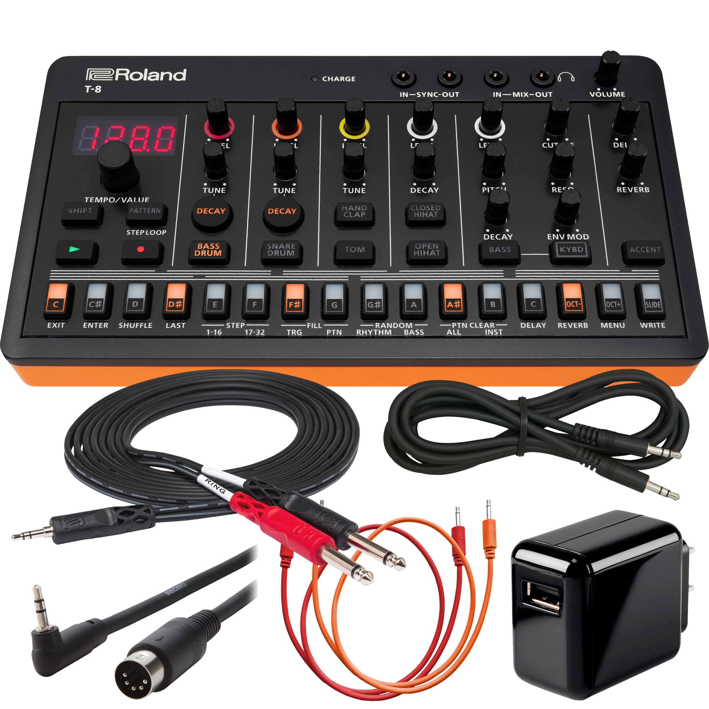 Roland Aira Compact E-4 Voice Tweaker POWER & CABLE KIT – Kraft Music