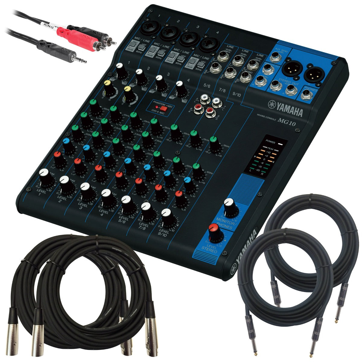 Yamaha MG10XU 10-Channel Compact Stereo Mixer and USB Audio