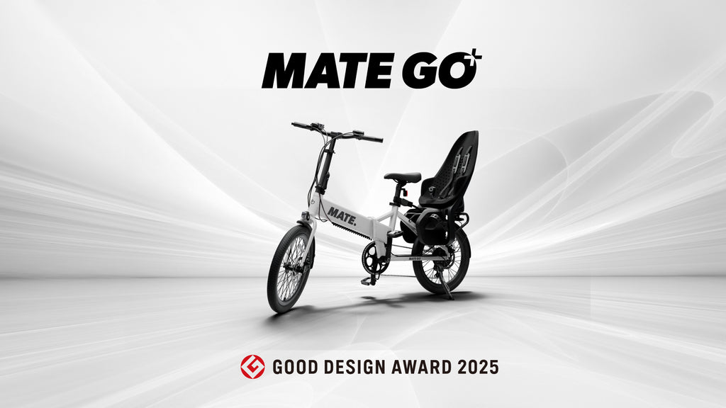 チャイルドシート搭載可能モデル「MATE GO+」の型式認定を取得 – MATE