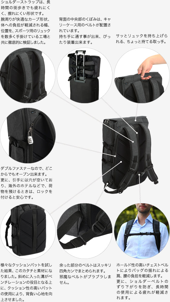 かわるビジネスリュック