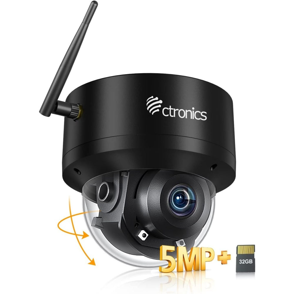 4K・16光学ズーム】Ctronics 防犯カメラ 屋外 800万画素 5GWi-Fi AI