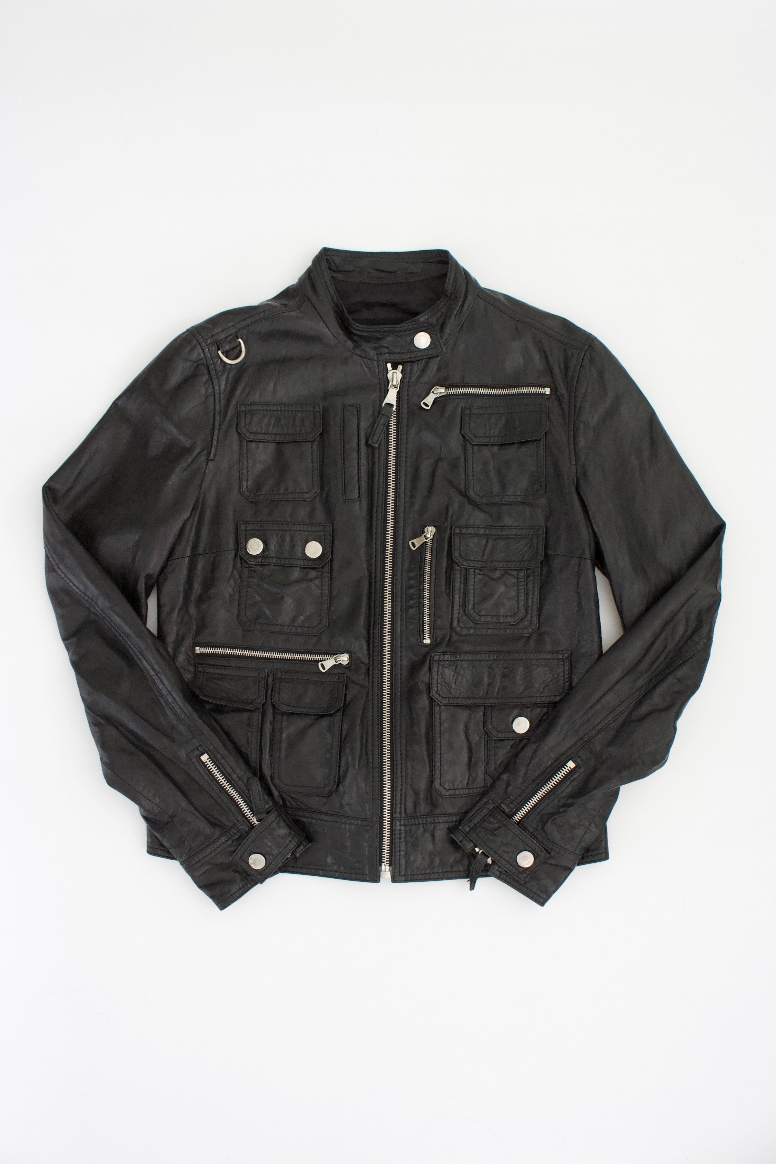 Velvet Archive - Dolce & Gabbana 2000s black leather multi-pocket