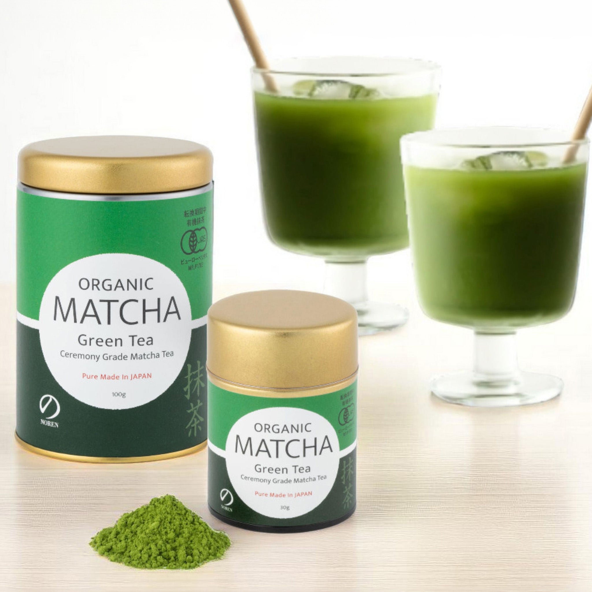 NOREN オーガニック 抹茶 / 無農薬 国産有機碾茶使用 – NOREN JAPAN