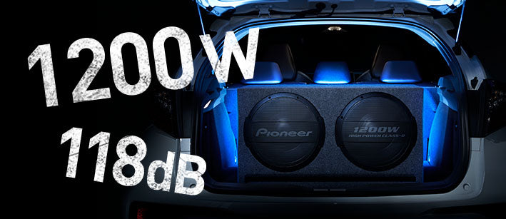 30cm×2 パワードサブウーファー TS-WX1220AH ｜パイオニア公式