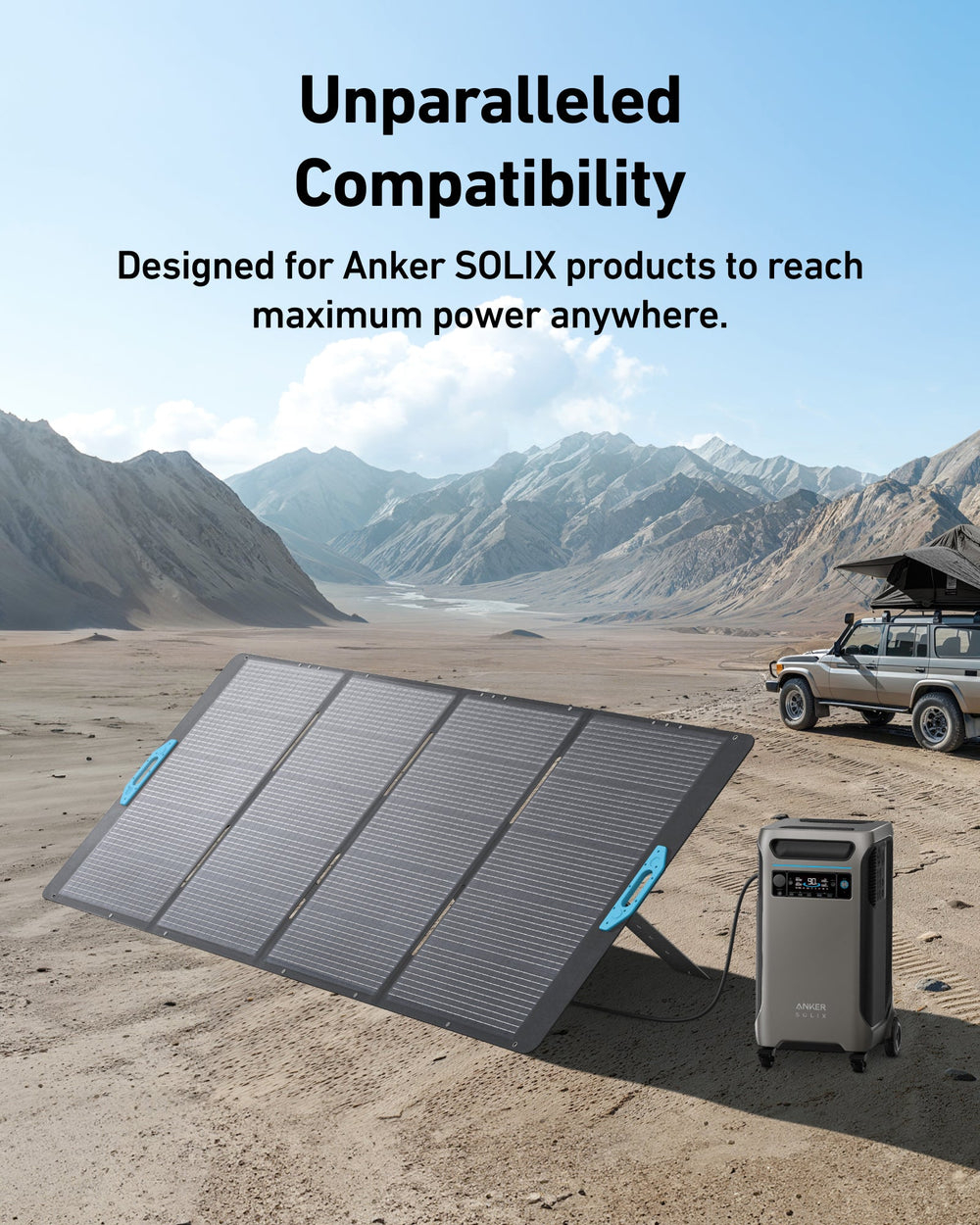 Anker SOLIX PS400 Portable Solar Panel (400W) - Anker SOLIX US