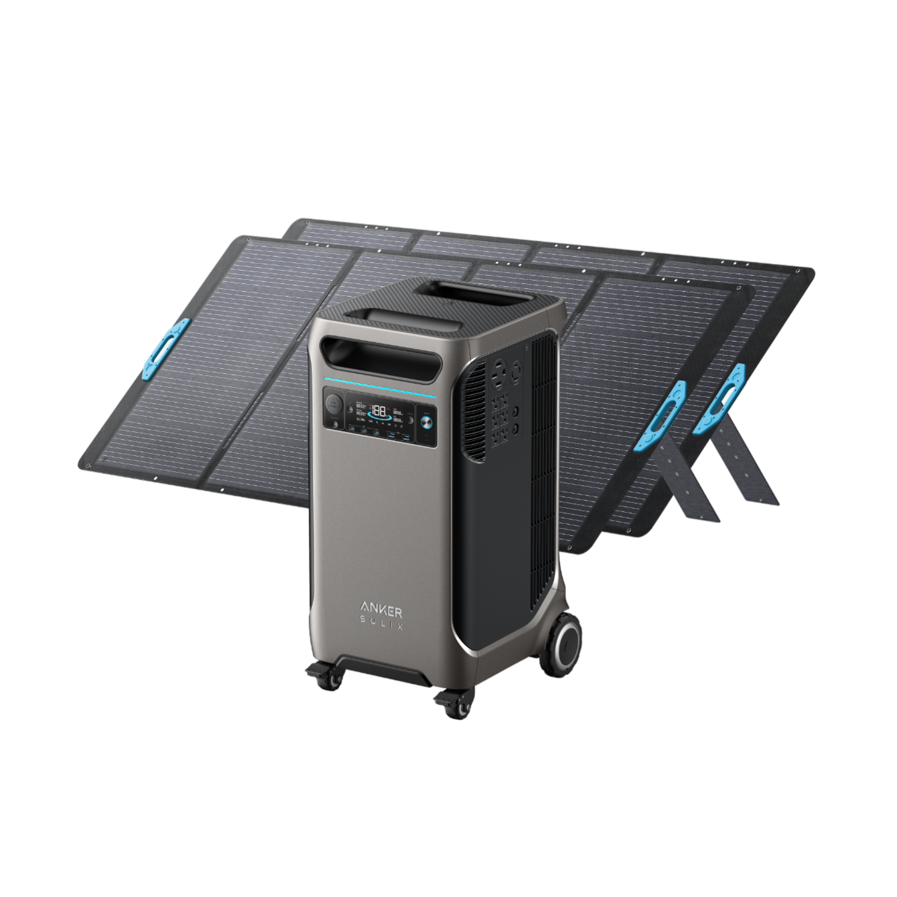 Anker 535 Solar Generator + 100W Solar Panel - Anker SOLIX US