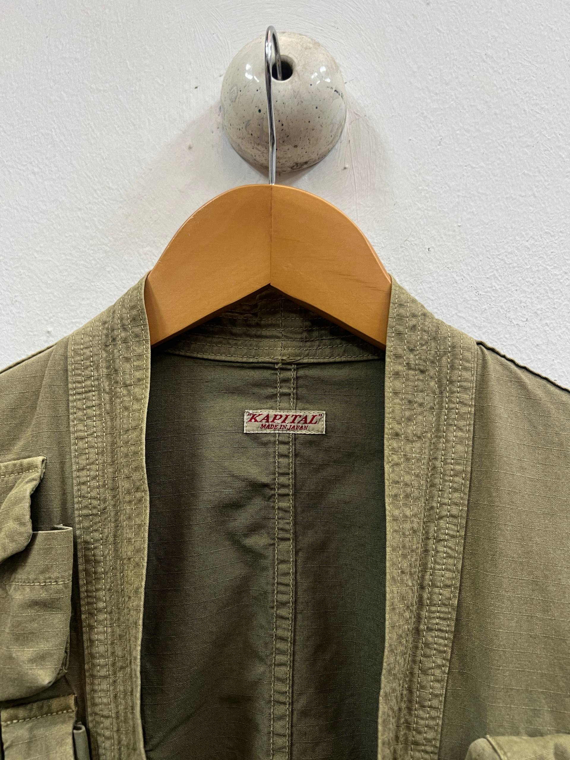 Upstairs Garments - 2019 Kapital Ripstop Fishing Kimono Jacket