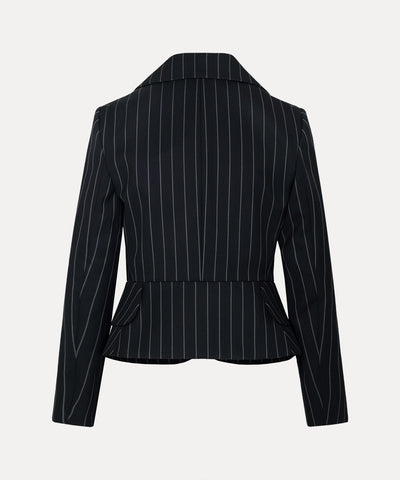 ウールギャバ ラブジャケット(ブラック)（レディース）（1612461004