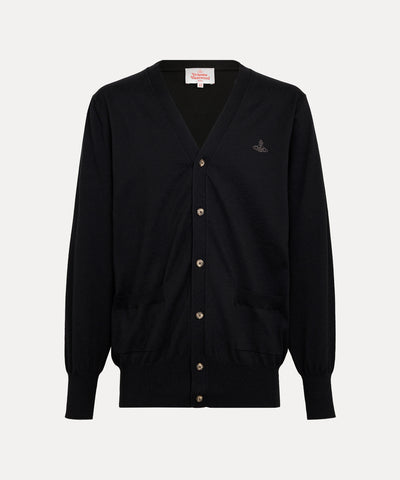Vネック カーディガン(ブラック)（メンズ）（1632161006）｜ウェア