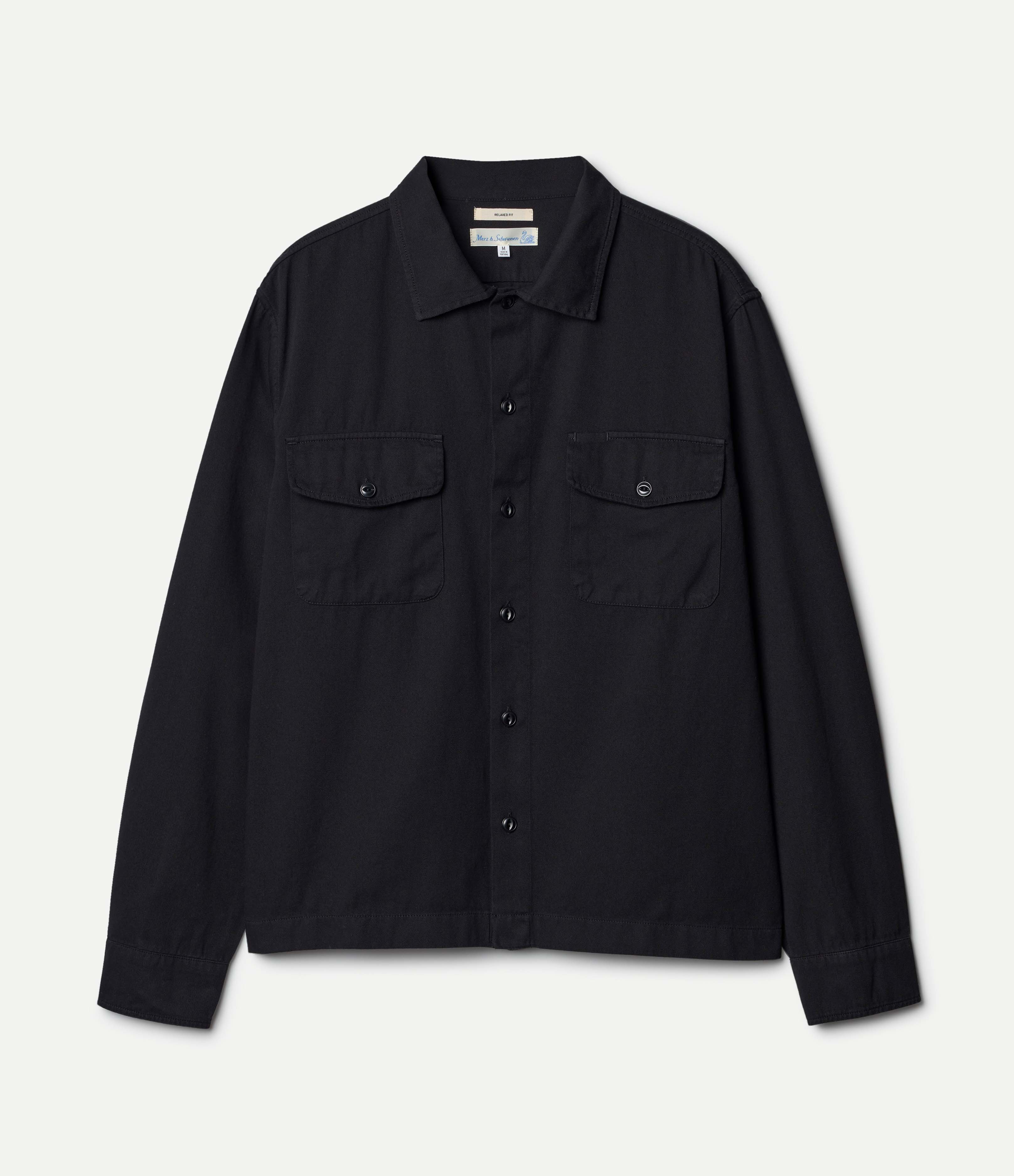 Lightweight Cotton Corduroy Long Sleeve Shirt – Merz b. Schwanen