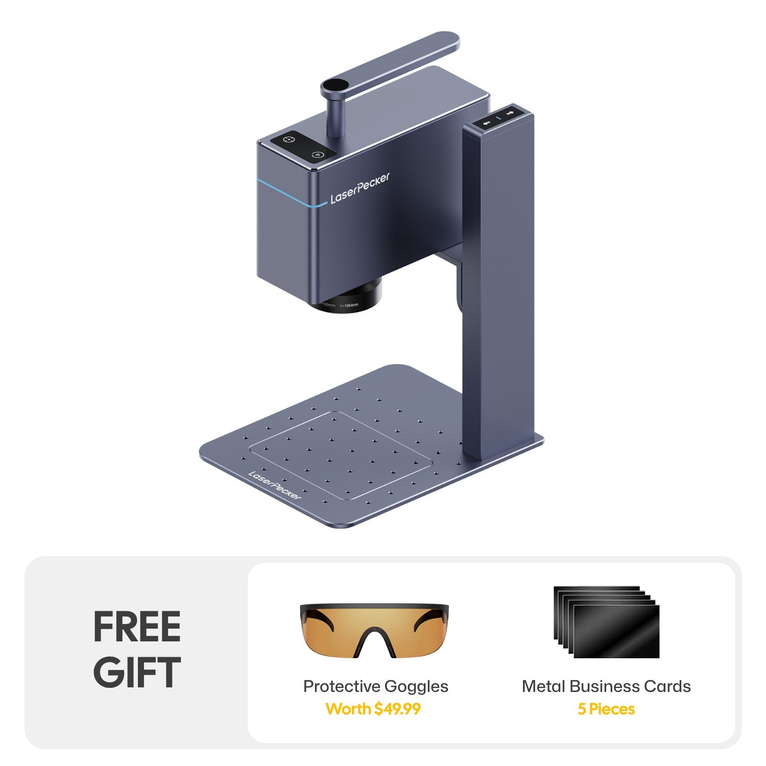 LaserPecker LP3 - IR Laser Engraver for Metal and Plastic