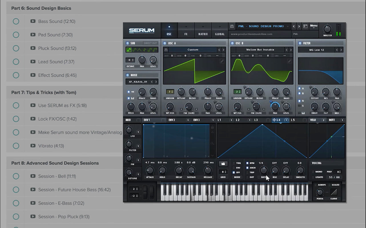 Course: Xfer SERUM + Sound Design