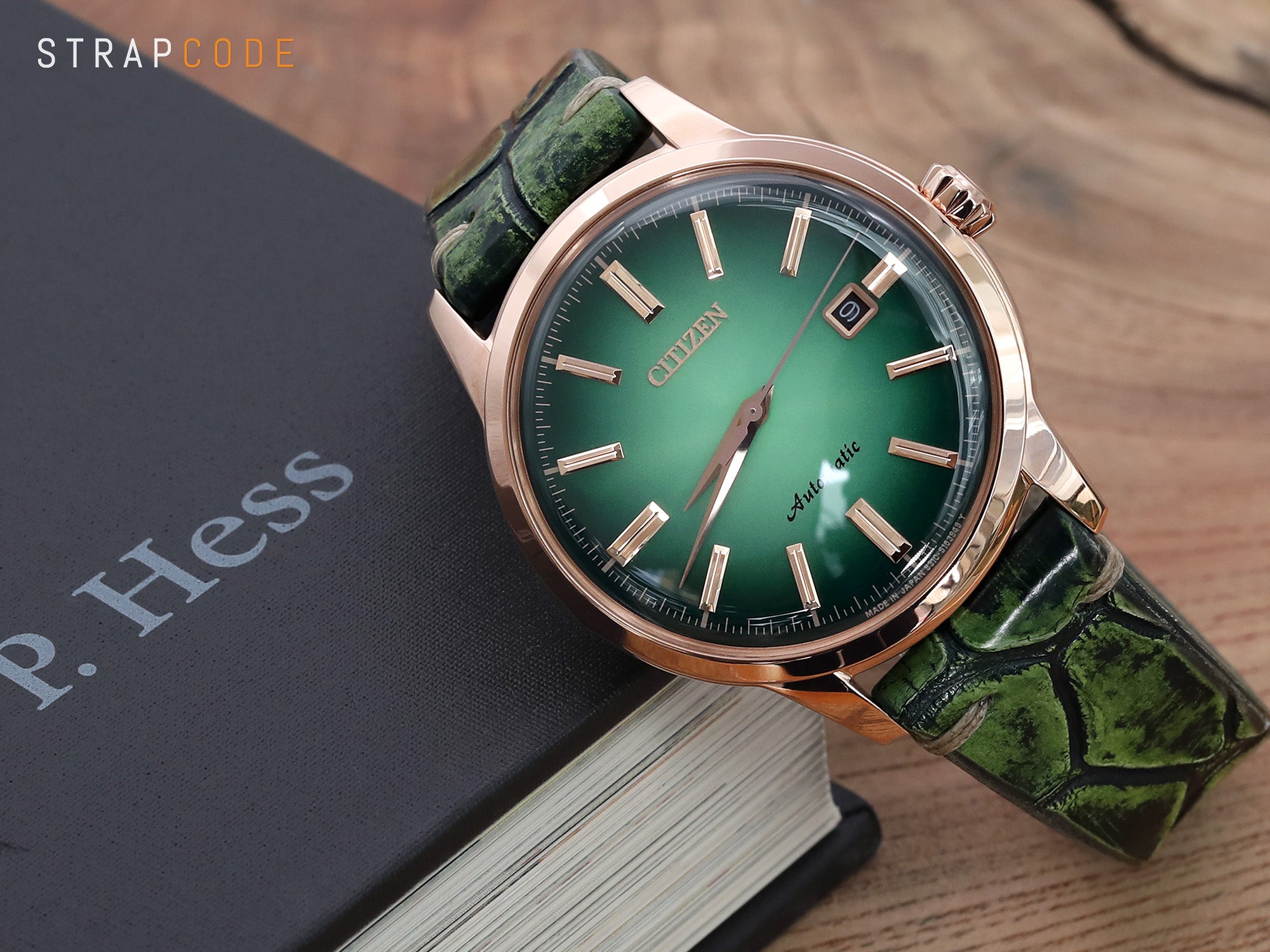 Citizen's Green ALPINIST NK0002-14W | Strapcode