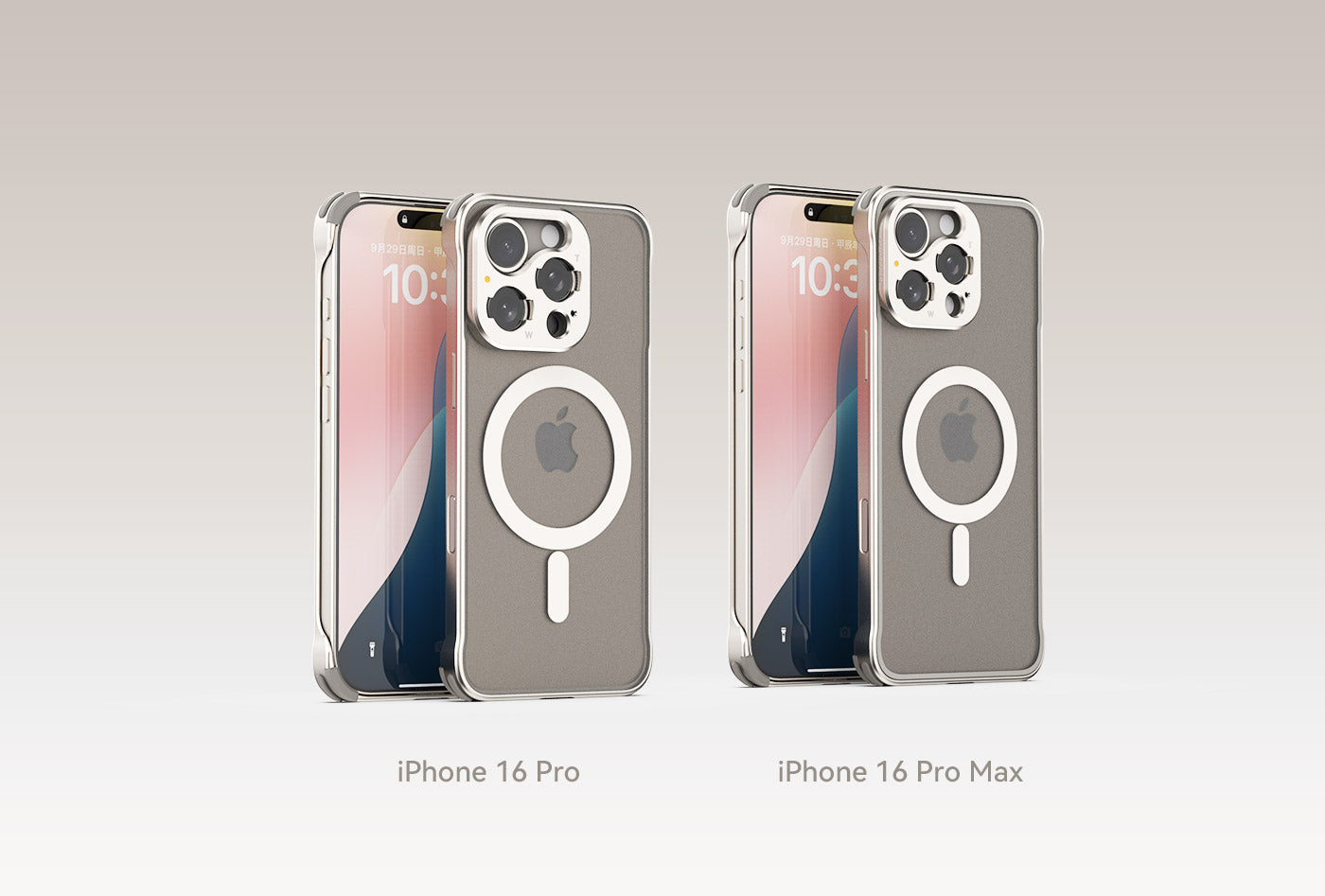 iPhone 16 Proシリーズ用メタル電話ケース – Fotorgear