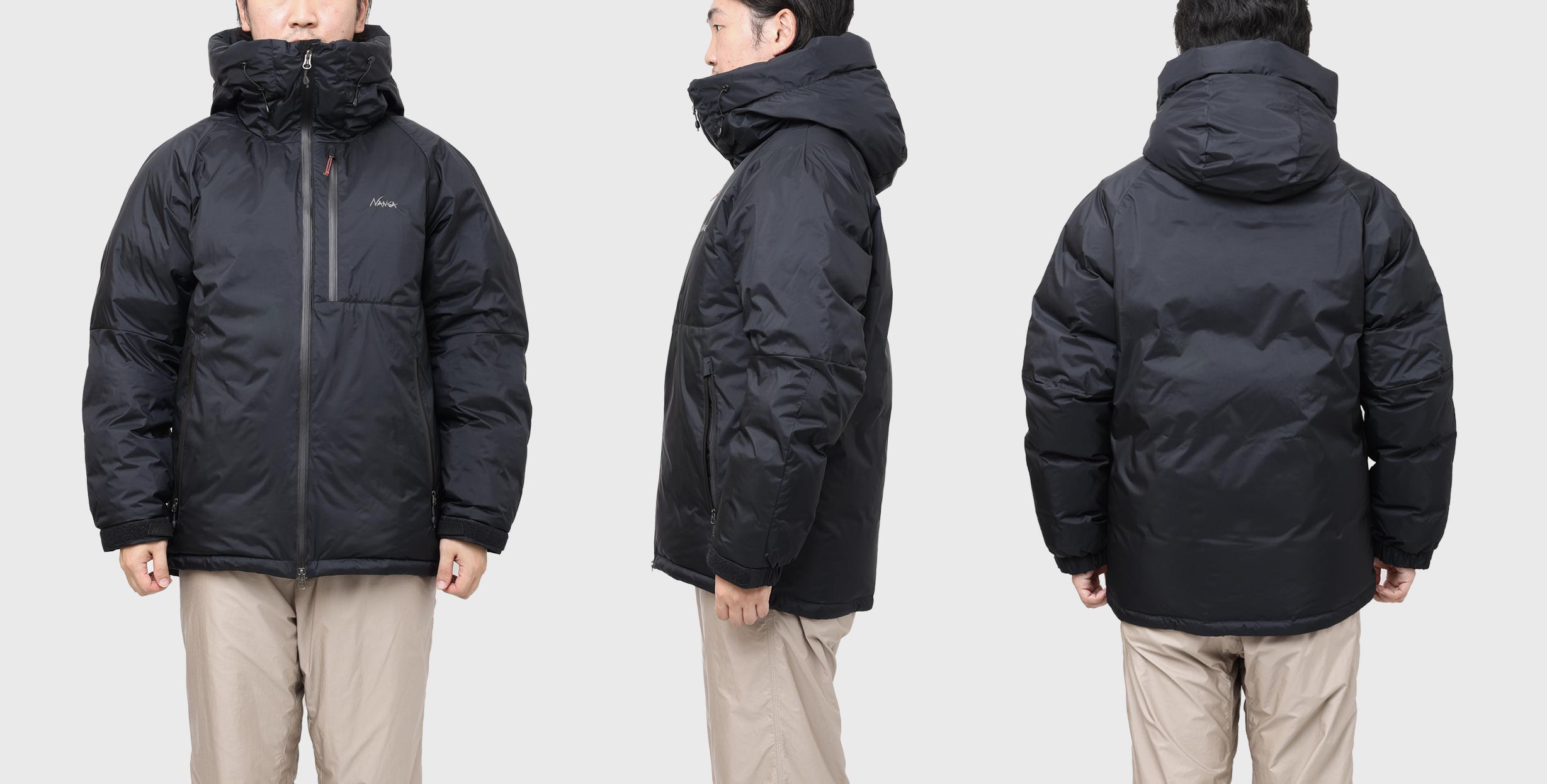 AURORA DOWN JACKET/オーロラダウンジャケット(メンズ) サイズガイド