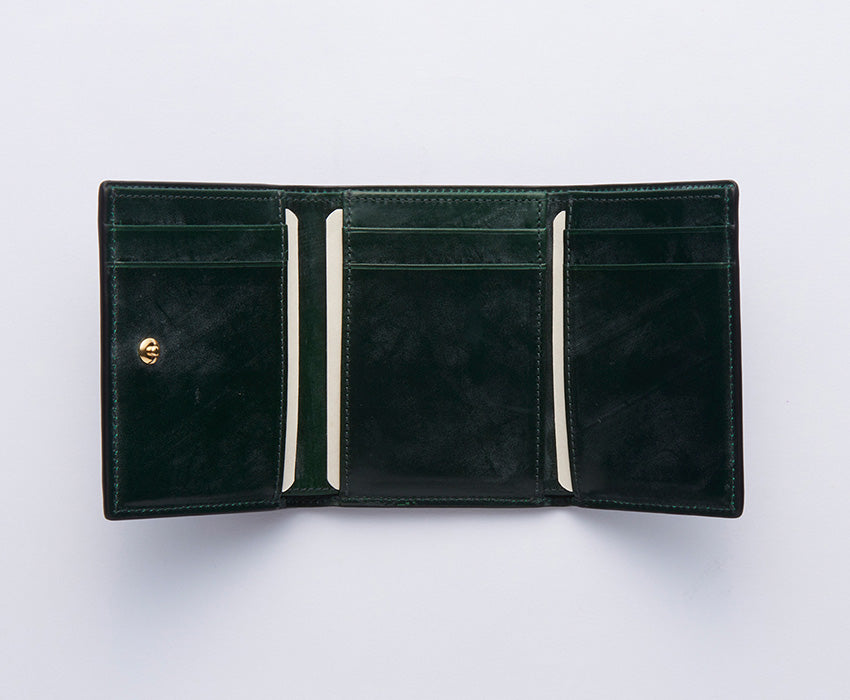 ブライドルレザー 三つ折り財布 メンズ/レディース｜crafsto