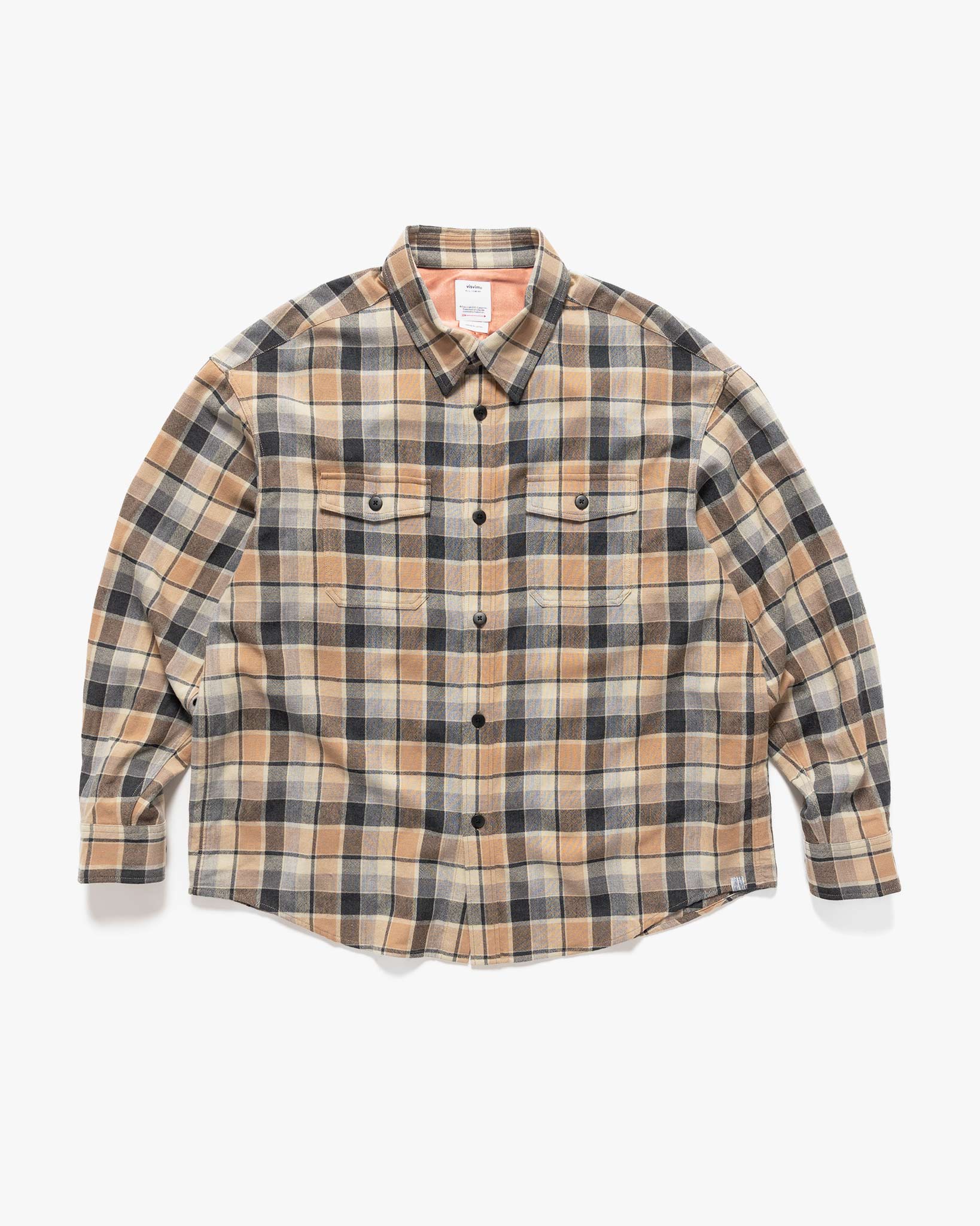visvim Lumber Check L/S (W/L) Beige | HAVEN