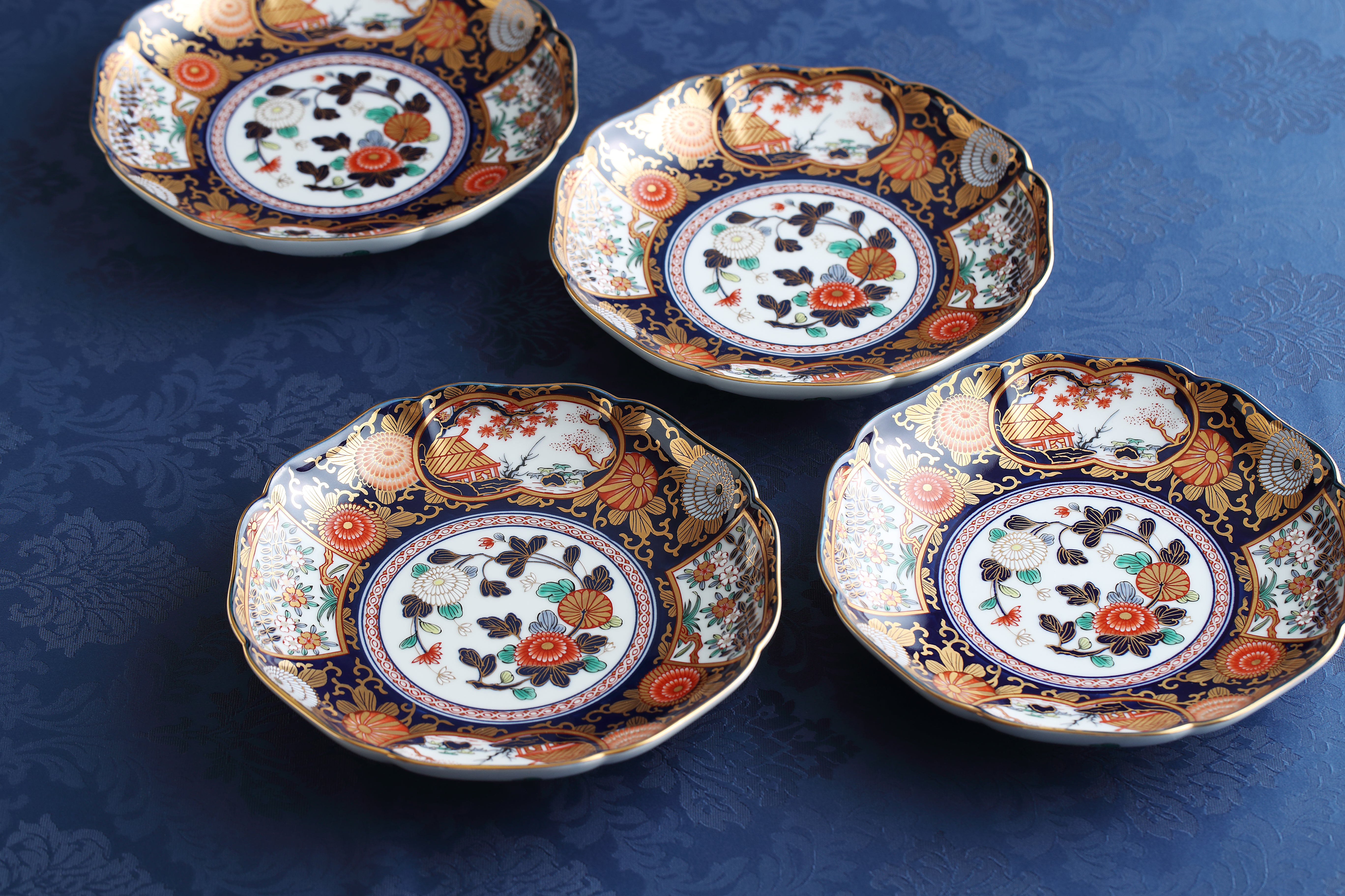 有田焼 | 盛皿・特小 5客セット | 琳派 古伊万里様式 | 賞美堂