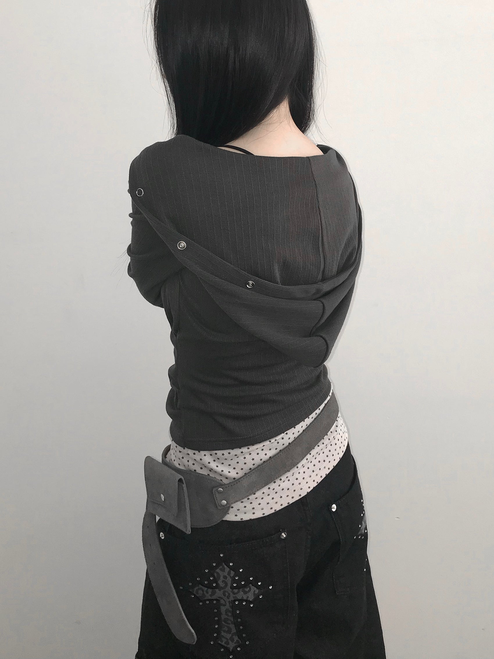 ninteen クロスワイドパンツ - THEAIRTOWN | 60% - アジアファッション通販