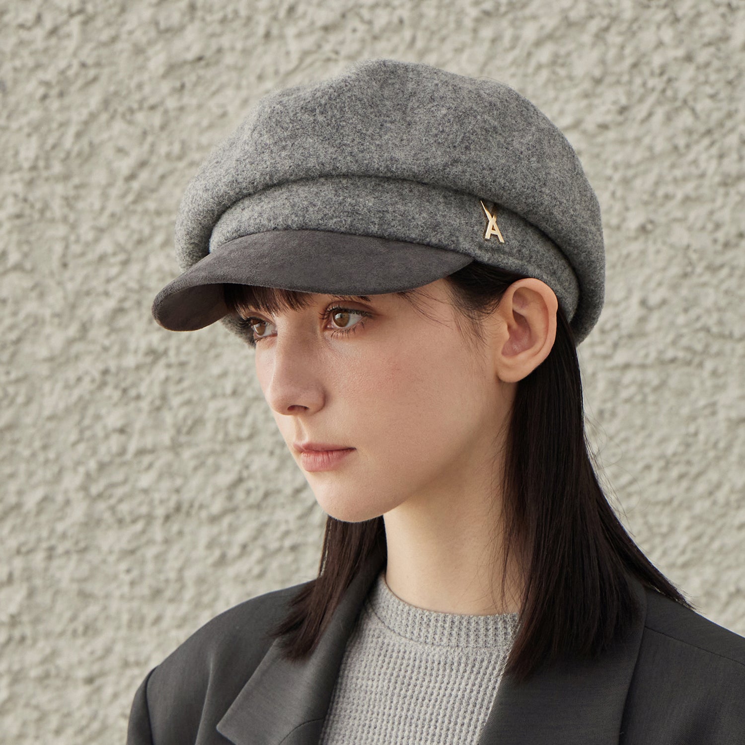 VA スタッドウールコンボキャスケット/グレー - VARZAR | 60% - アジア