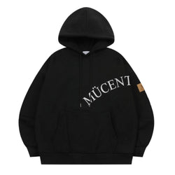 ワディアップリケロゴフードジップアップユニセックス (2Color