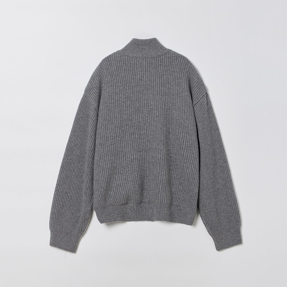フルニットジップアップ グレー - FIELDERS | 60% - アジア